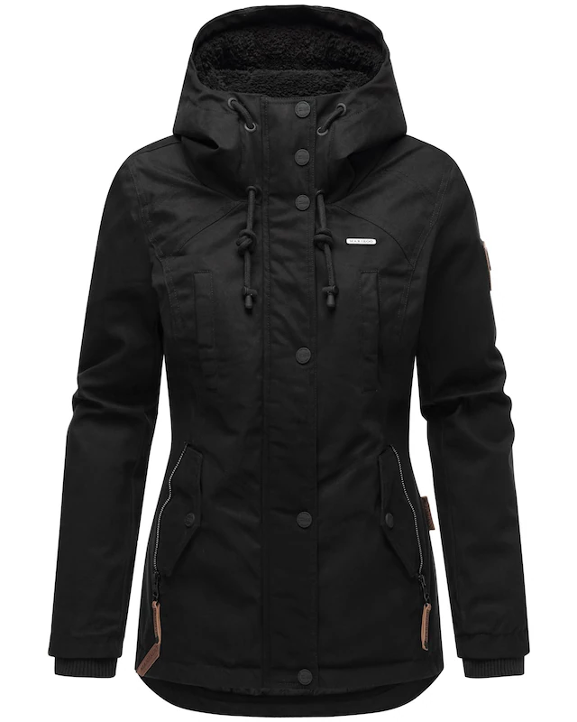 Marikoo Winterjacke »Bikoo« mit Kapuze sportliche Damen Outdoor Baumwolljacke mit Kapuze