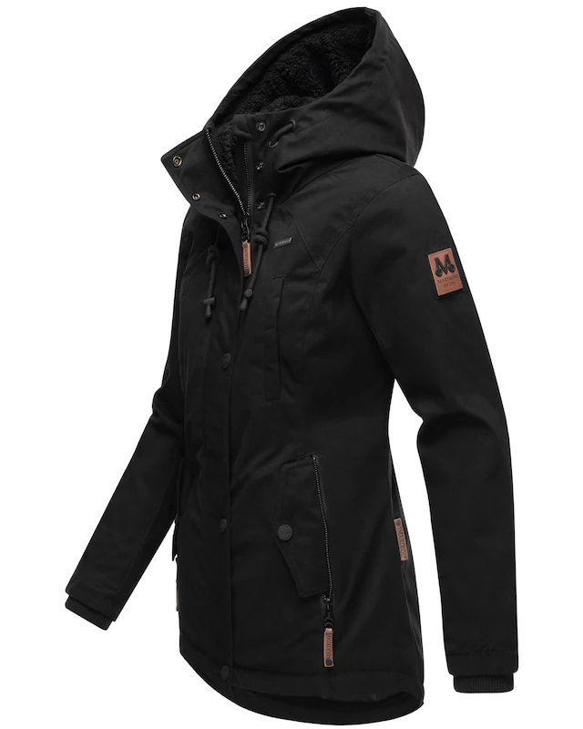 Marikoo Winterjacke »Bikoo« mit Kapuze sportliche Damen Outdoor Baumwolljacke mit Kapuze