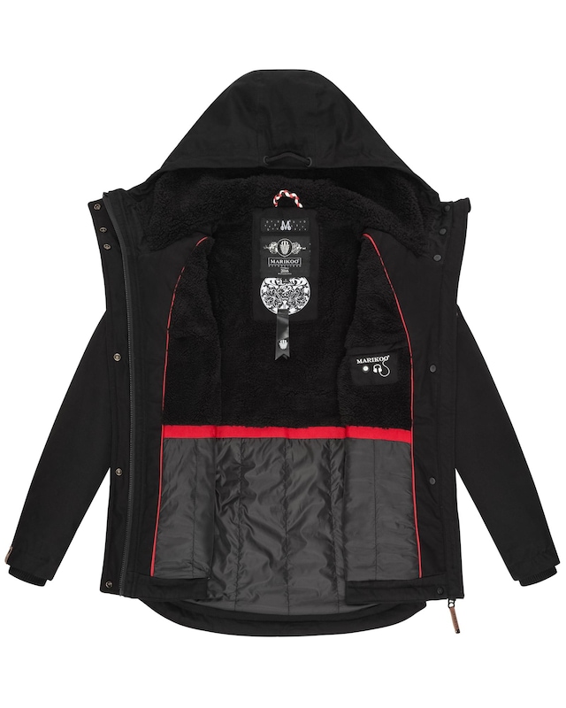 Marikoo Winterjacke »Bikoo« mit Kapuze sportliche Damen Outdoor Baumwolljacke mit Kapuze