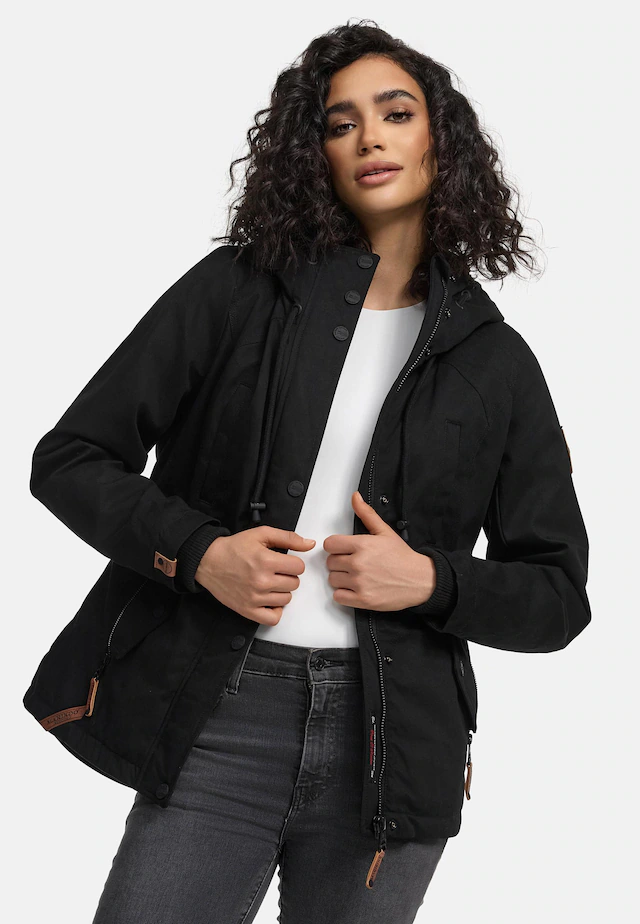 Marikoo Winterjacke »Bikoo« mit Kapuze sportliche Damen Outdoor Baumwolljacke mit Kapuze