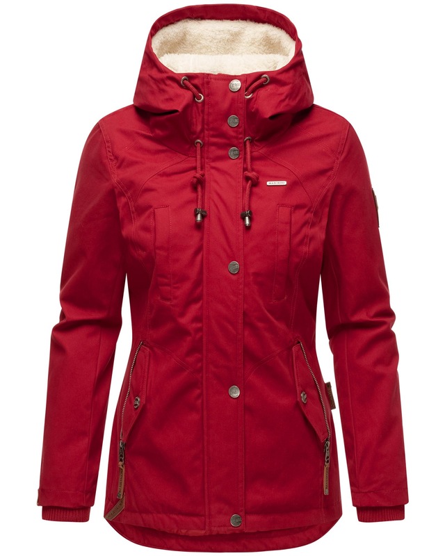 Marikoo Winterjacke »Bikoo« mit Kapuze sportliche Damen Outdoor Baumwolljacke mit Kapuze