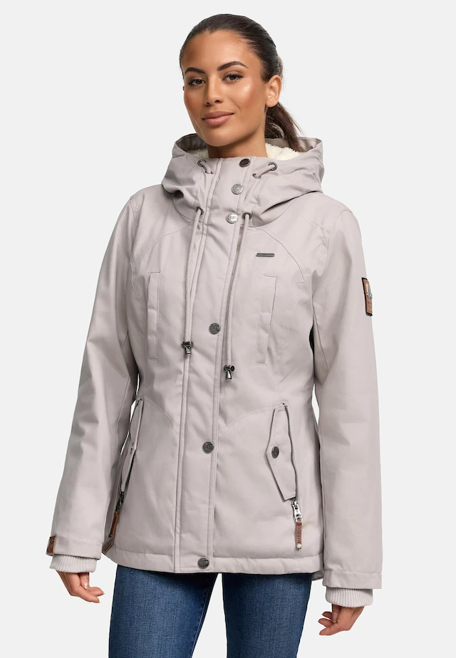 Marikoo Winterjacke »Bikoo« mit Kapuze sportliche Damen Outdoor Baumwolljacke mit Kapuze
