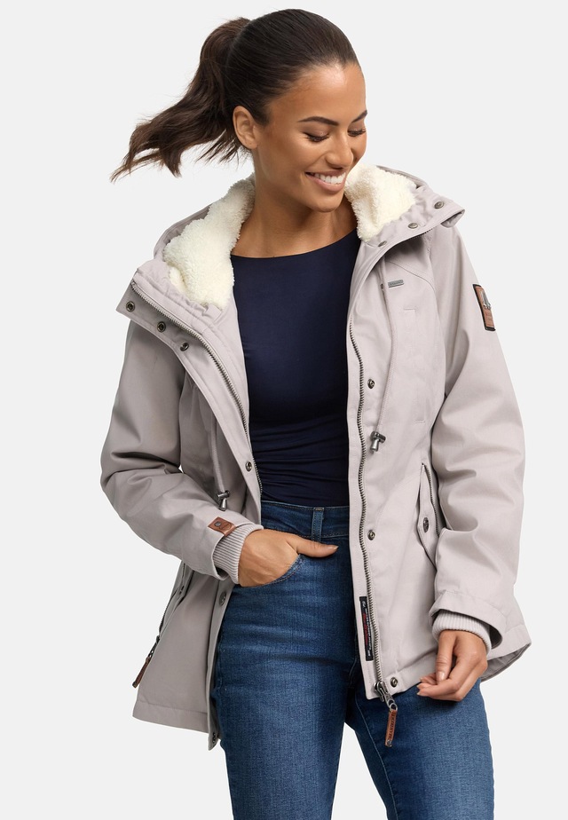 Marikoo Winterjacke »Bikoo« mit Kapuze sportliche Damen Outdoor Baumwolljacke mit Kapuze