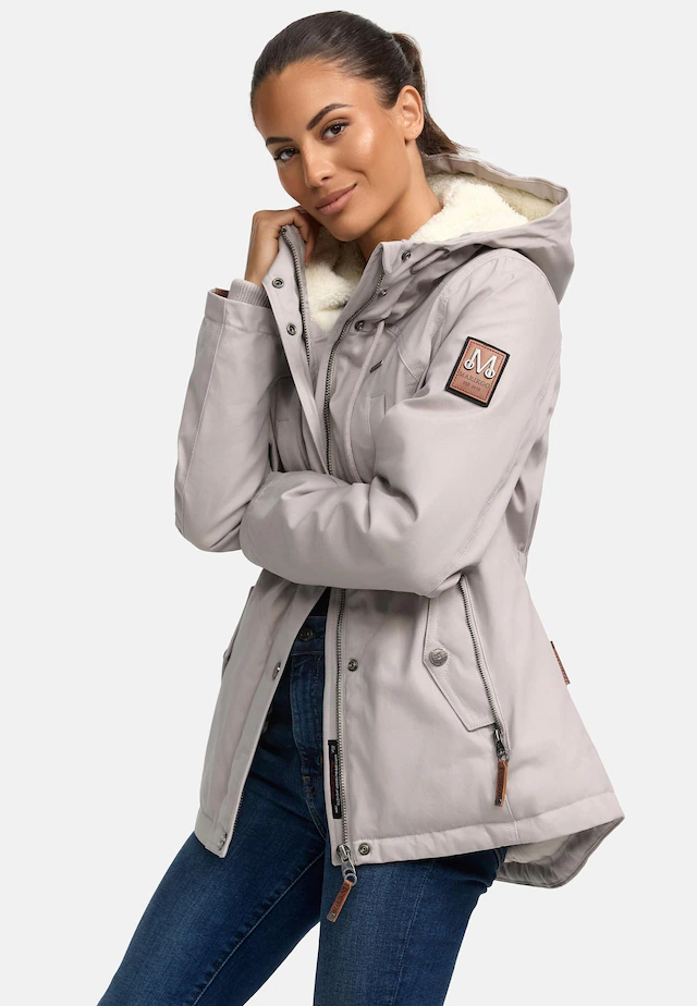 Marikoo Winterjacke »Bikoo« mit Kapuze sportliche Damen Outdoor Baumwolljacke mit Kapuze