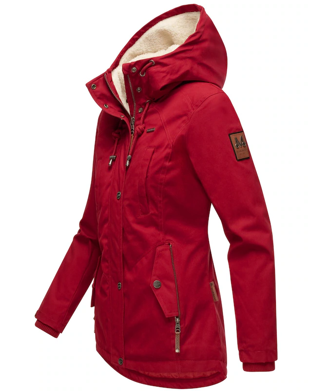 Marikoo Winterjacke »Bikoo« mit Kapuze sportliche Damen Outdoor Baumwolljacke mit Kapuze