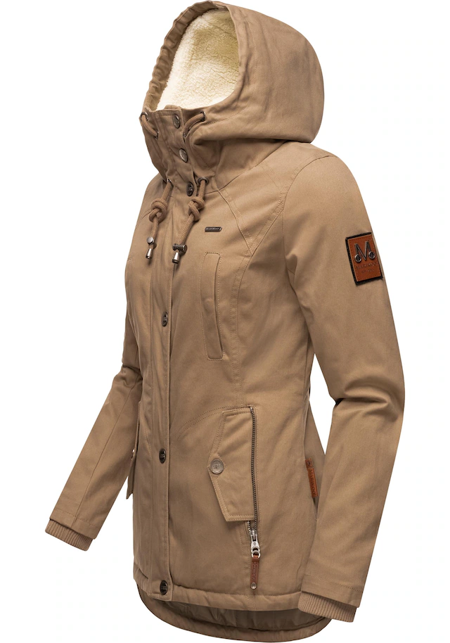 Marikoo Winterjacke »Bikoo« mit Kapuze sportliche Damen Outdoor Baumwolljacke mit Kapuze