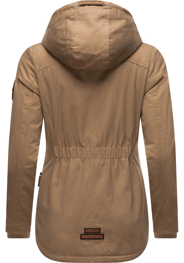 Marikoo Winterjacke »Bikoo« mit Kapuze sportliche Damen Outdoor Baumwolljacke mit Kapuze