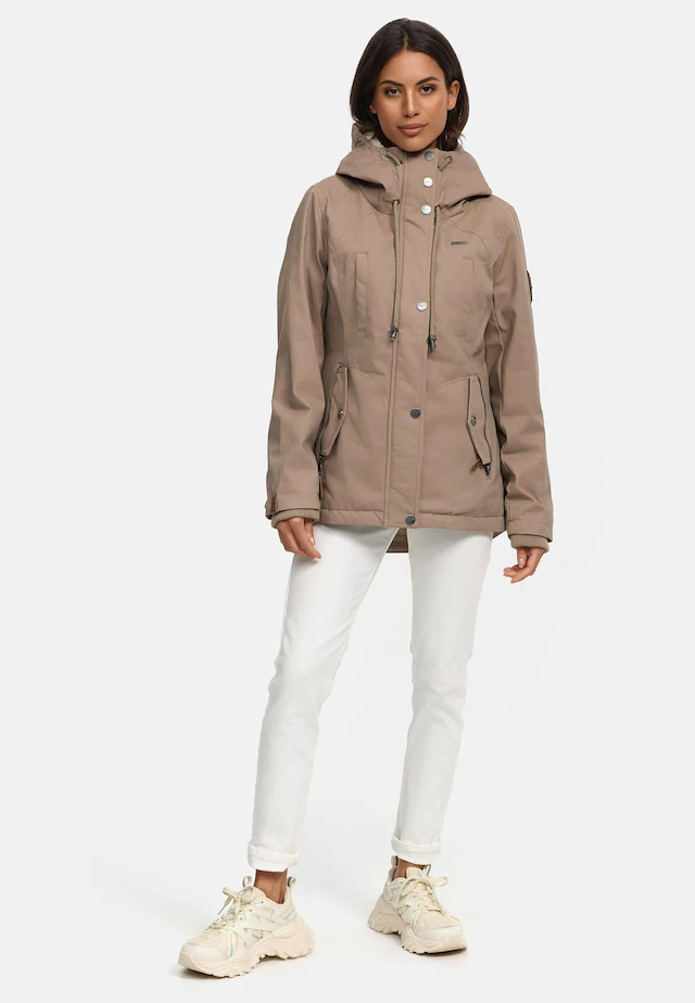 Marikoo Winterjacke »Bikoo« mit Kapuze sportliche Damen Outdoor Baumwolljacke mit Kapuze