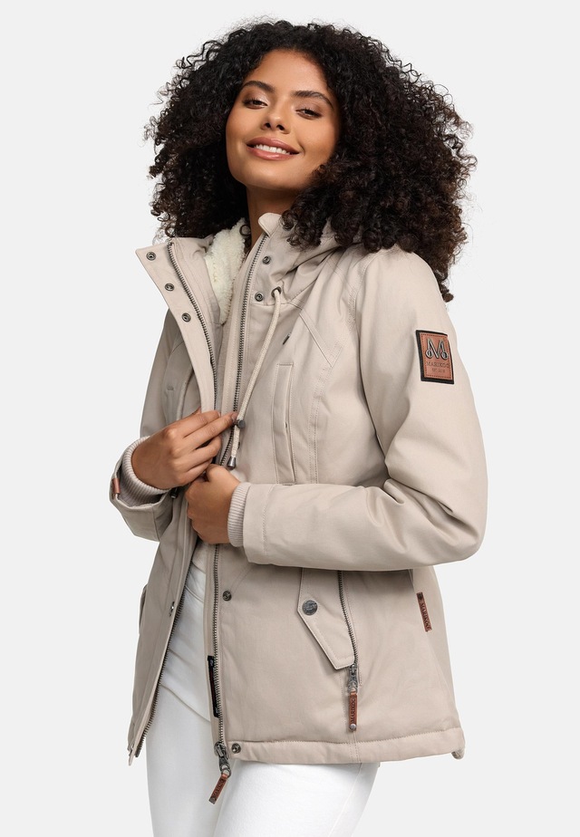 Marikoo Winterjacke »Bikoo« mit Kapuze sportliche Damen Outdoor Baumwolljacke mit Kapuze