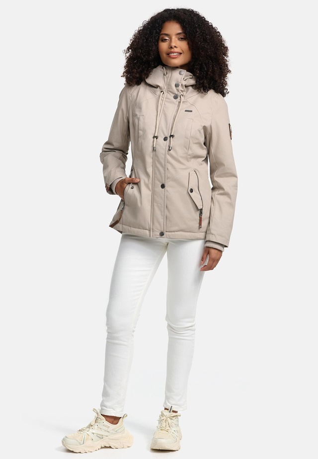 Marikoo Winterjacke »Bikoo« mit Kapuze sportliche Damen Outdoor Baumwolljacke mit Kapuze