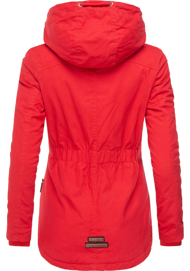 Marikoo Winterjacke »Bikoo« mit Kapuze sportliche Damen Outdoor Baumwolljacke mit Kapuze