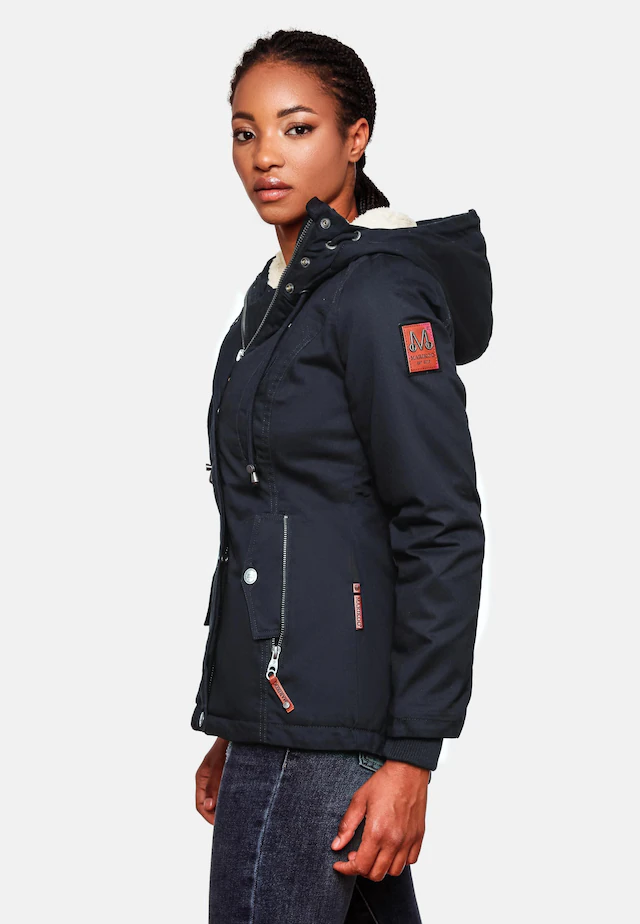 Marikoo Winterjacke »Bikoo« mit Kapuze sportliche Damen Outdoor Baumwolljacke mit Kapuze