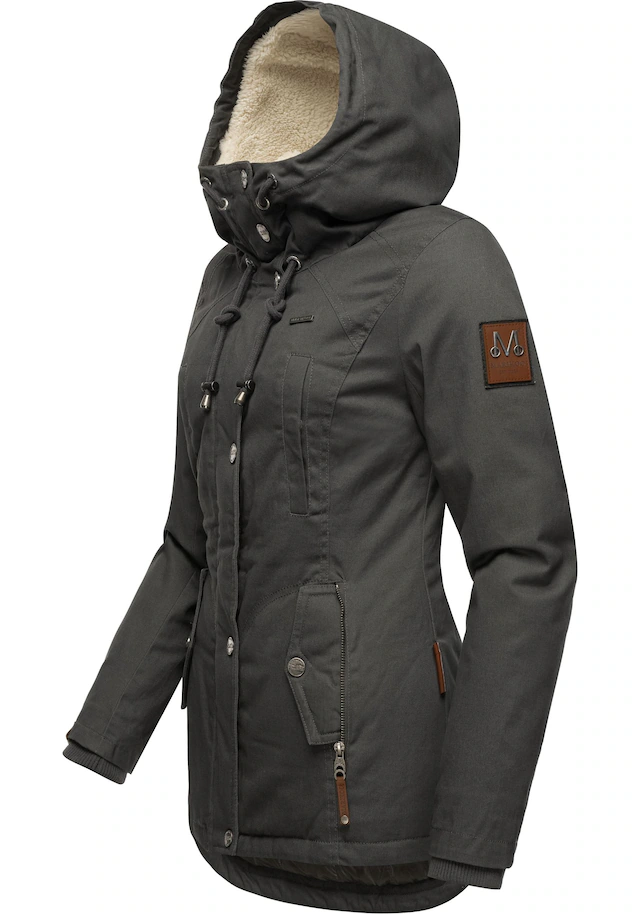 Marikoo Winterjacke »Bikoo« mit Kapuze sportliche Damen Outdoor Baumwolljacke mit Kapuze