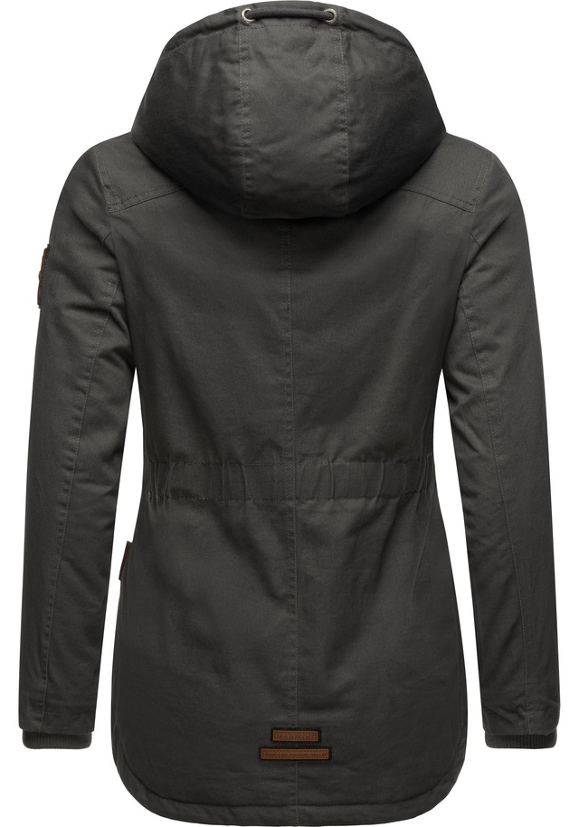 Marikoo Winterjacke »Bikoo« mit Kapuze sportliche Damen Outdoor Baumwolljacke mit Kapuze