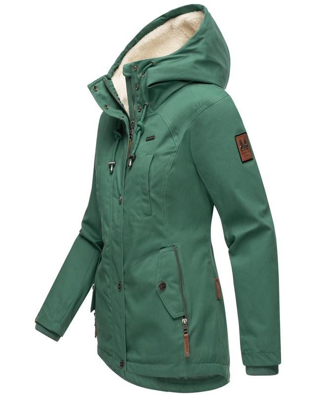 Marikoo Winterjacke »Bikoo« mit Kapuze sportliche Damen Outdoor Baumwolljacke mit Kapuze