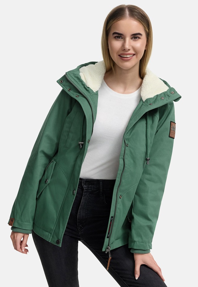 Marikoo Winterjacke »Bikoo« mit Kapuze sportliche Damen Outdoor Baumwolljacke mit Kapuze