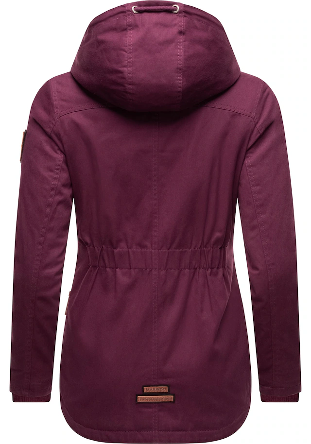 Marikoo Winterjacke »Bikoo« mit Kapuze sportliche Damen Outdoor Baumwolljacke mit Kapuze
