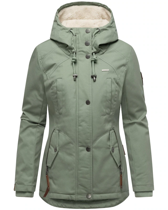 Marikoo Winterjacke »Bikoo« mit Kapuze sportliche Damen Outdoor Baumwolljacke mit Kapuze