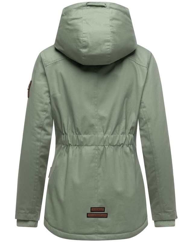 Marikoo Winterjacke »Bikoo« mit Kapuze sportliche Damen Outdoor Baumwolljacke mit Kapuze