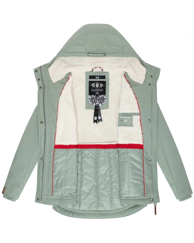 Marikoo Winterjacke »Bikoo« mit Kapuze sportliche Damen Outdoor Baumwolljacke mit Kapuze