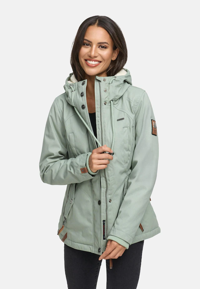 Marikoo Winterjacke »Bikoo« mit Kapuze sportliche Damen Outdoor Baumwolljacke mit Kapuze