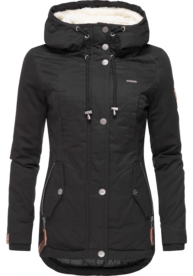 Marikoo Winterjacke »Bikoo« mit Kapuze sportliche Damen Outdoor Baumwolljacke mit Kapuze