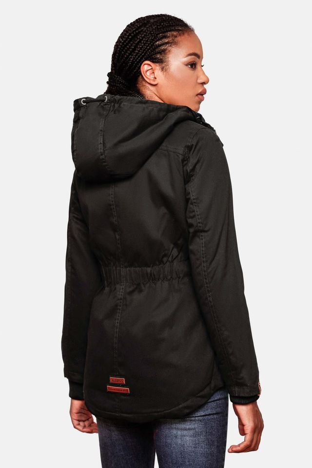 Marikoo Winterjacke »Bikoo« mit Kapuze sportliche Damen Outdoor Baumwolljacke mit Kapuze