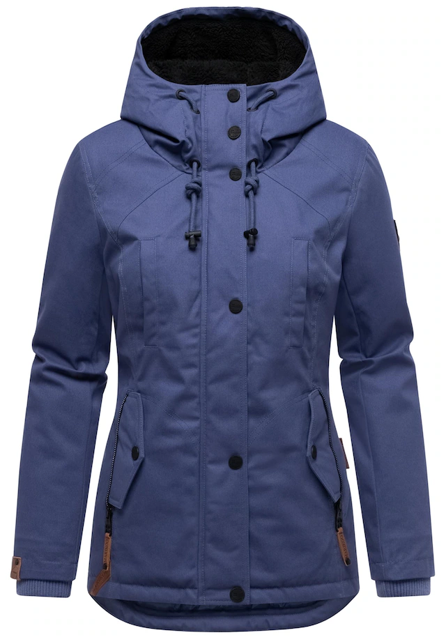 Marikoo Winterjacke »Bikoo« mit Kapuze sportliche Damen Outdoor Baumwolljacke mit Kapuze