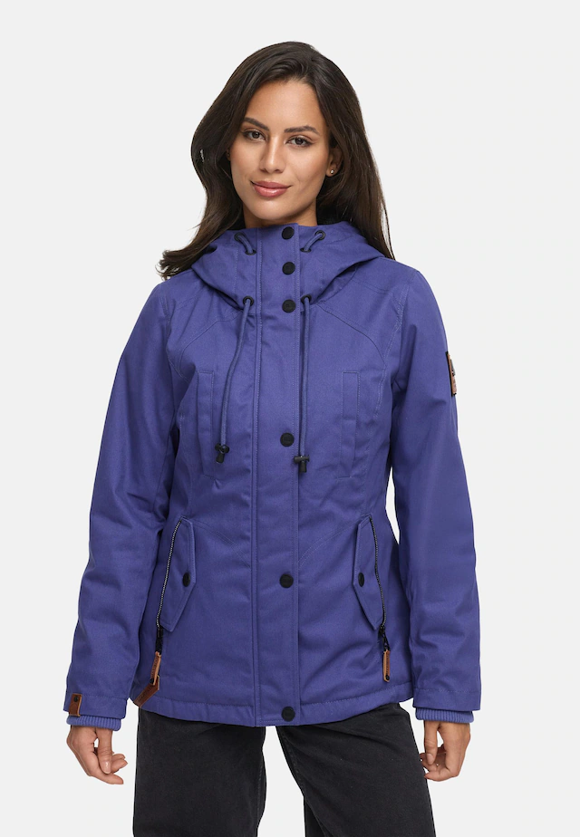 Marikoo Winterjacke »Bikoo« mit Kapuze sportliche Damen Outdoor Baumwolljacke mit Kapuze