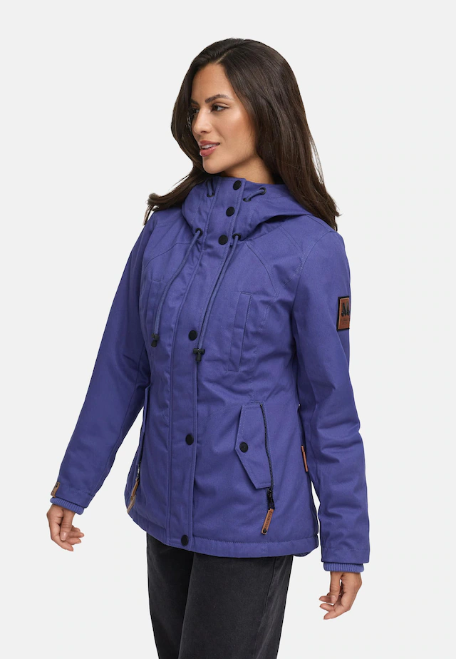 Marikoo Winterjacke »Bikoo« mit Kapuze sportliche Damen Outdoor Baumwolljacke mit Kapuze