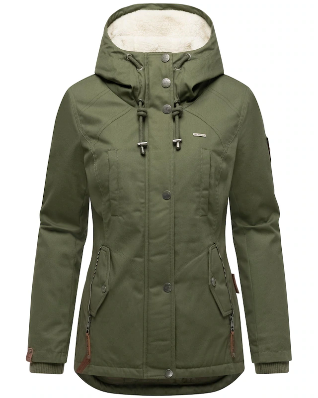 Marikoo Winterjacke »Bikoo« mit Kapuze sportliche Damen Outdoor Baumwolljacke mit Kapuze