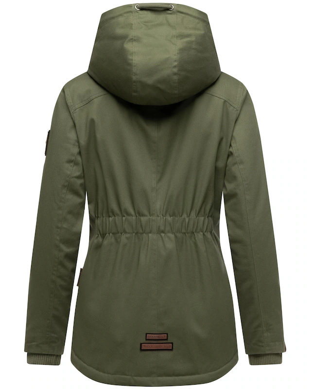 Marikoo Winterjacke »Bikoo« mit Kapuze sportliche Damen Outdoor Baumwolljacke mit Kapuze