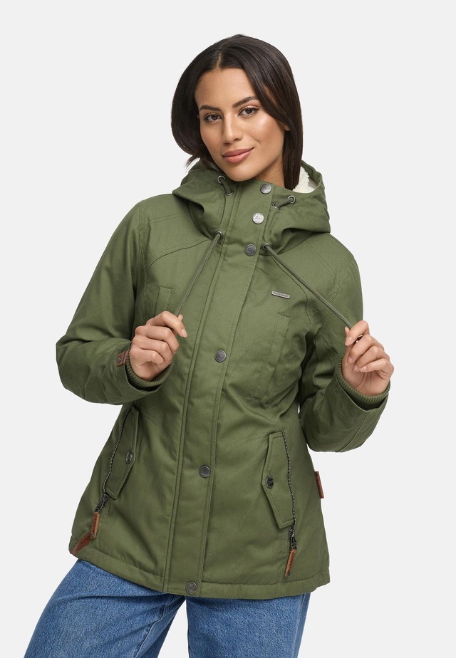 Marikoo Winterjacke »Bikoo« mit Kapuze sportliche Damen Outdoor Baumwolljacke mit Kapuze