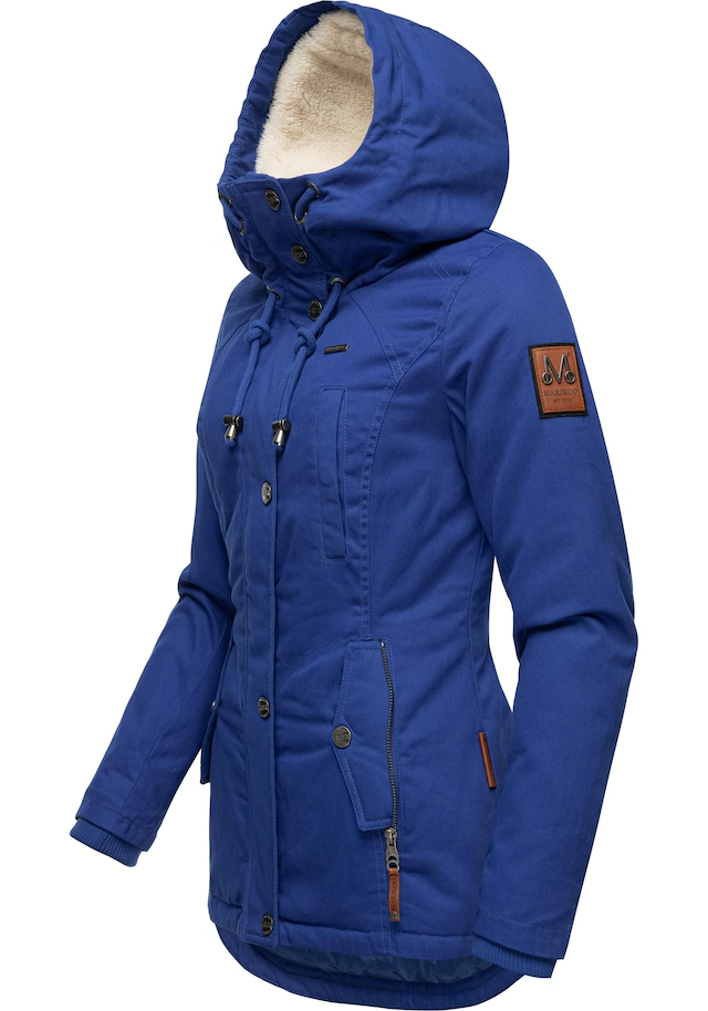 Marikoo Winterjacke »Bikoo« mit Kapuze sportliche Damen Outdoor Baumwolljacke mit Kapuze