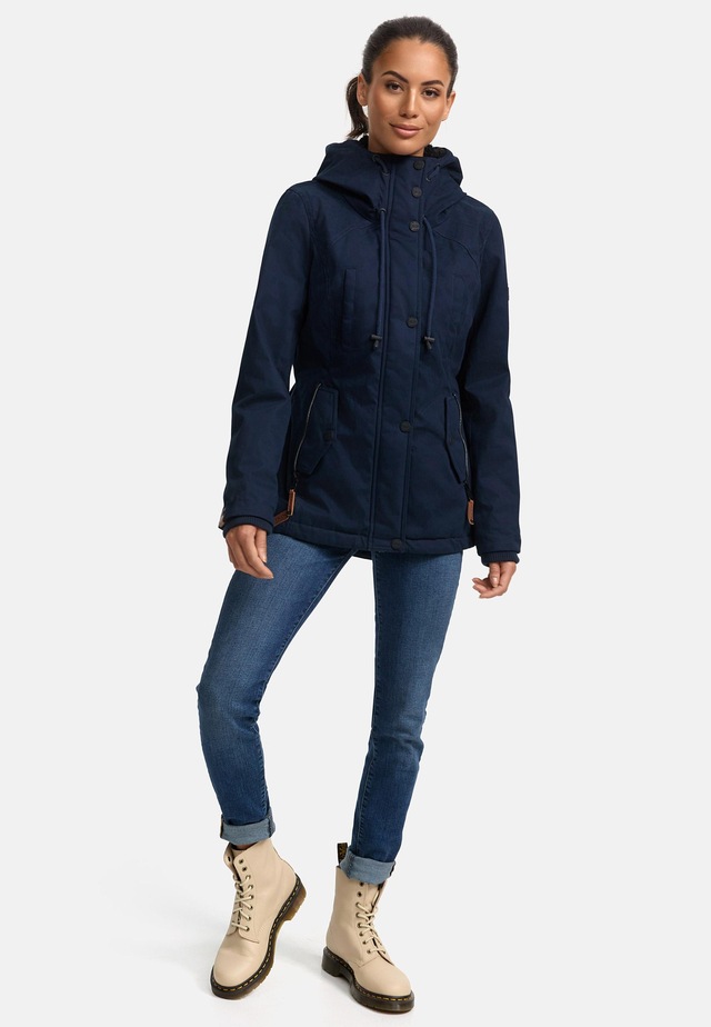Marikoo Winterjacke »Bikoo« mit Kapuze sportliche Damen Outdoor Baumwolljacke mit Kapuze