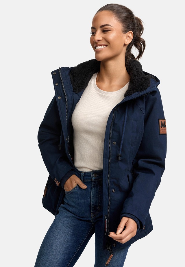 Marikoo Winterjacke »Bikoo« mit Kapuze sportliche Damen Outdoor Baumwolljacke mit Kapuze