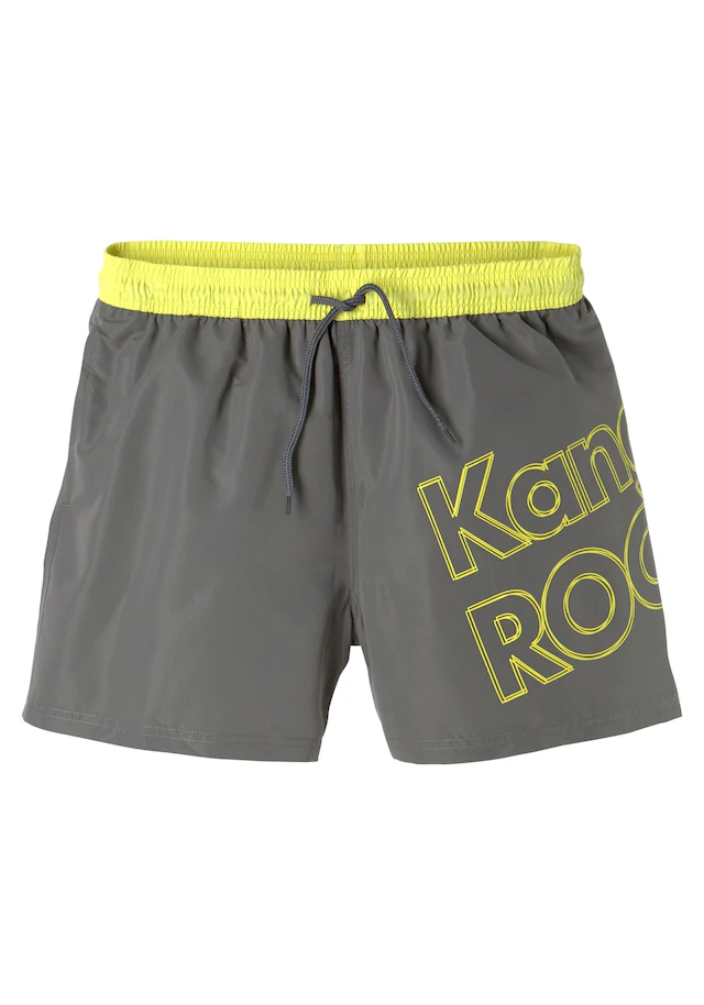 KangaROOS Badeshorts »Adams« mit großem Logoschriftzug