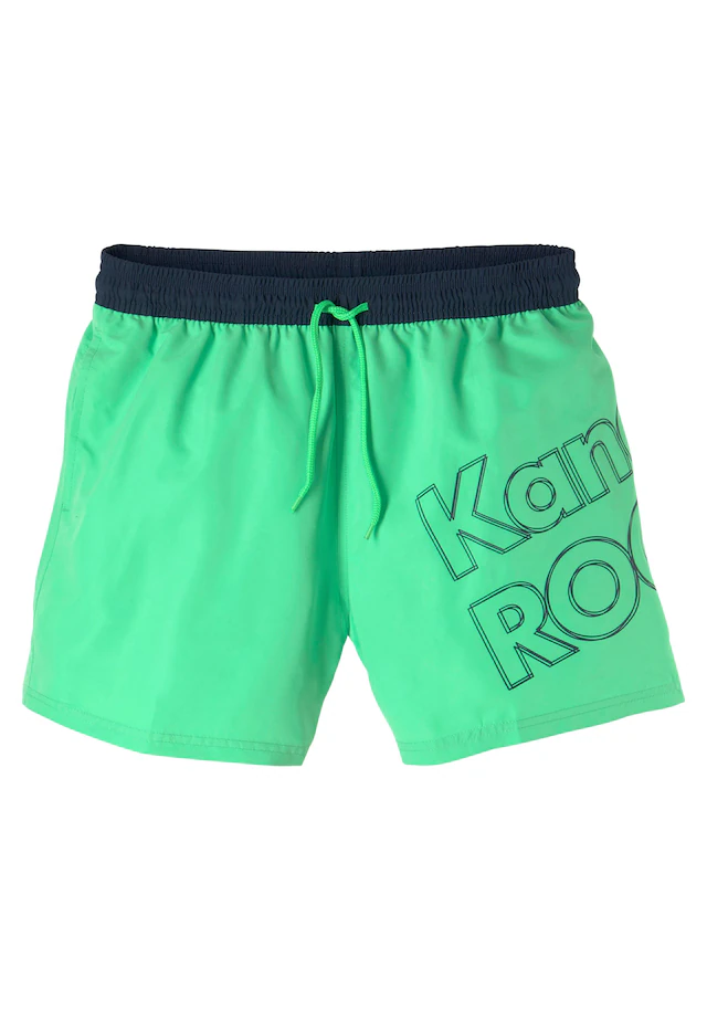 KangaROOS Badeshorts »Adams« mit großem Logoschriftzug