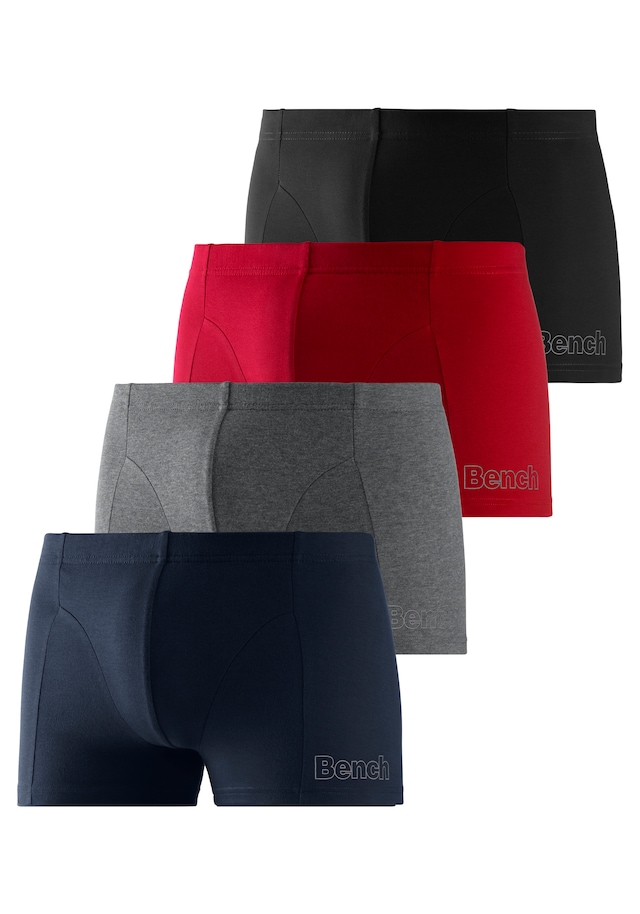 Bench. Boxer »Boxershorts für Herren« Dose, 4 Stk. Unterhosen in der Dose mit kleinem Logodruck auf dem Bein