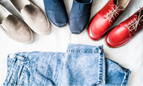 Schuhe zur Jeans